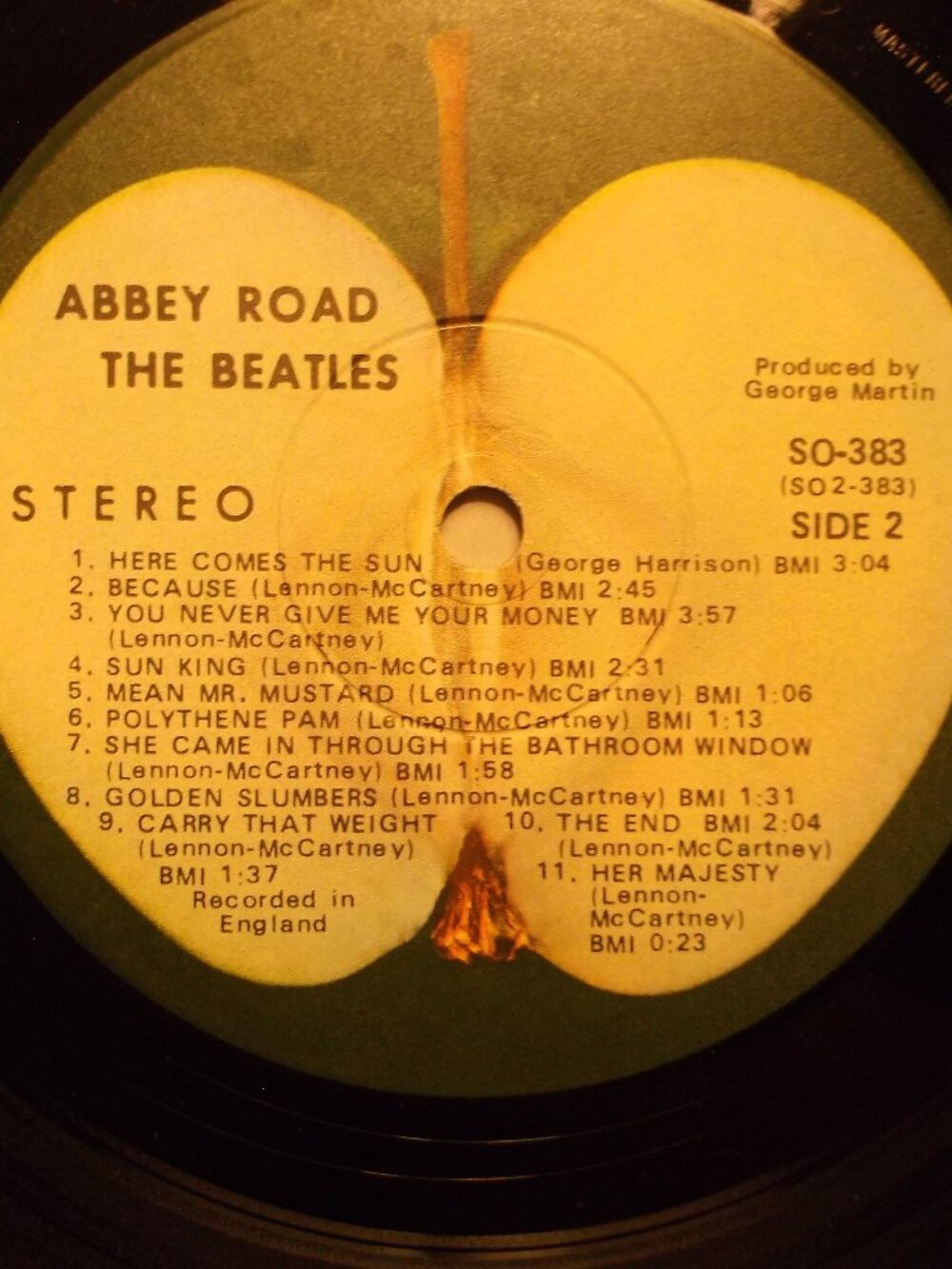 The Beatles – Abbey Road (Apple Records, Winchester Pressing) – Play‑Tested Viny - Picture 7 of 9